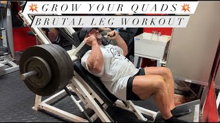 Full Leg Workout For Massive Quads