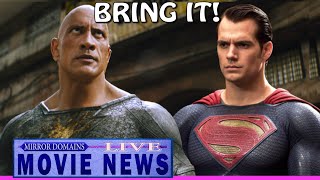 Superman in Black Adam! Maybe | Mirror Domains Movie News LIVE