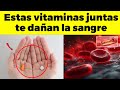 PELIGRO! JAMÁS DEBES TOMAR Estas Vitaminas Y Suplementos Juntos