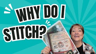 Floss Tube #99 Why do I Stitch, a visit with Connie and an Antique haul