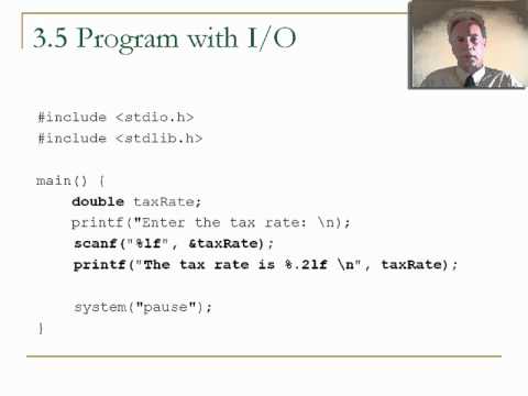 Cop1000 03 Input Output Youtube