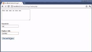 Beginner PHP Tutorial 56 Creating a Find and Replace Application Part 3