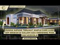 RUMAH IMPIAN! TERLIHAT SIMPLE DARI LUAR TAPI MEWAH DI DALAM! ADA SWIMMING POOL! - JASA ARSITEK