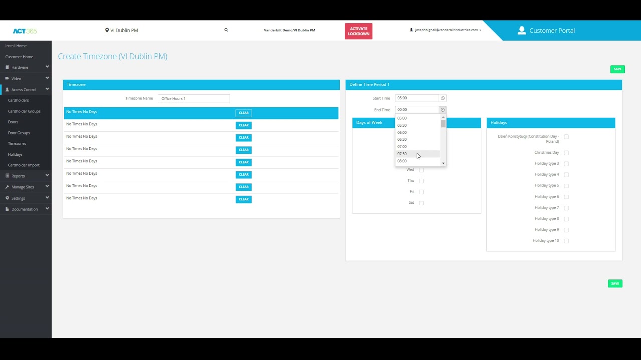 How To Add A Timezone In The Act365 System Software Youtube