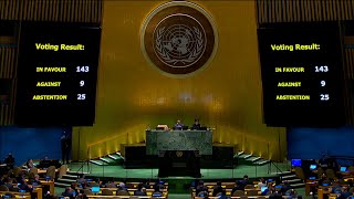 UN votes to revive Palestinian membership bid, despite US opposition