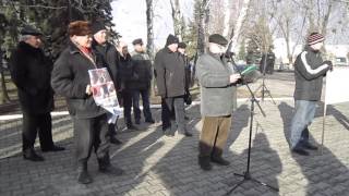 митинг шахтеров, резолюция  Краматорск 18 12 2015