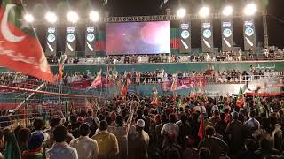Ab sirf Imran khan | Farhan saeed song | PTI jalsa | Karachi 22nd July 2018