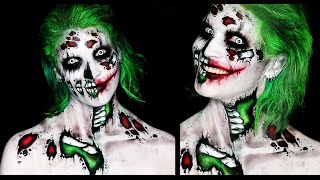 Zombie Joker Makeup Tutorial | 31 Days of Halloween