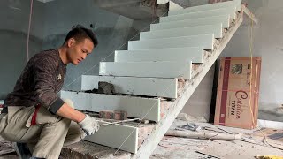 Super-Grade Installation Technique To Complete The Stairs | How To Properly Install Beautiful Stairs