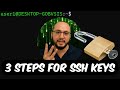 SSH Keys in 3 Easy Steps #shorts