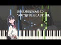 SSSS.GRIDMAN ED - Youthful Beautiful [Piano Synthesia + Sheet]