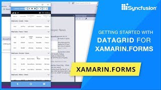 Xamarin.Forms DataGrid: Getting Started