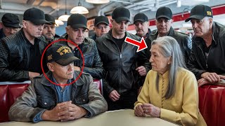 Bikers Target A Blind Veteran's Mom At A Diner, Until She Makes One Phone Call