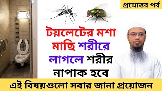 টয়লেটের মশা মাছি শরীরে লাগলে শরীর নাপাক হবে !? শায়খ আহমাদুল্লাহ | New waz mahfil bd