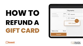Toast Help Video - Refund a gift card