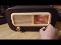 philco 48 206 leatherette radio