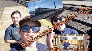 Railfan meet in Roseville (Including an Amtrak Station Tour) ft.@SGRP1 @F40M07 ​⁠