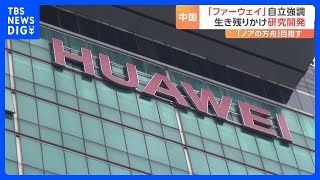 経済制裁で苦境も…「ノアの方舟を作る」中国・ファーウェイ“欧米脱却”強調　1万3000超の部品を「中国産」に切り替え進める｜TBS NEWS DIG