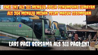 Als 311 pagi ini menuju Jogja# Penumpang lumayan paket sepi# Als 264 menuju Medan# Gak banyak cerita