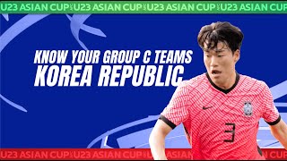 #AFCU23 | Know Your Group C Teams : KOREA REPUBLIC