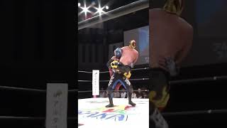 大阪プロレス公式YouTub  タコヤキーダー vs アルティメット・スパイダーJr ②  #プロレス #大阪名物 #ナニワ