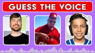 Guess The Voice of Your Favorite YouTubers | Royalty Family, MrBeast, Skibidi Dom Dom Yes Yes
