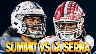 Summit vs La Serna🍿- CIFSS Division 5 Semi-Final Slugfest🔥 Winner Goes To The Chip🏆