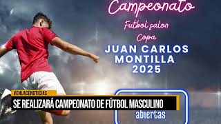 Inscripciones abiertas para la Copa Juan Carlos Montilla 2025