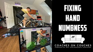 Bike Fit Series - Fixing Hand Numbness - Coaches on Couches Ep. 108