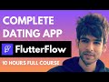 FlutterFlow Full Course: Dating App using FlutterFlow & Firebase | App Development 🚀🔥