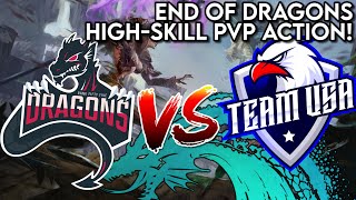 THE NEW END OF DRAGONS PVP META - Rank 55 Dragons VS Team USA Showmatch!