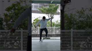 【skateboard】ollieオーリーテールヒットのタイミング |tail hit timing  #shorts