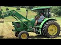 baling hay the new school way