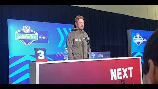 Will Levis @ NFL Combine: "One of the stronger arms to come out in recent memory. I got a cannon..."