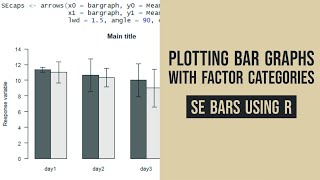 Plotting bar graphs with standard error bars in R