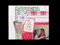 mad about mini pads get festive with a layered christmas scrapbook tutorial