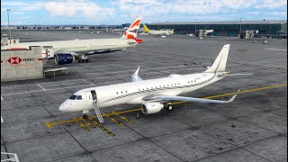 Lineage 1000 X-Crafts | Лондон - Милан | VistaJet | EGLL - LIMC | X-Plane 12