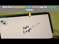 Best free Handwritten Note Taking app for Android Tablets.