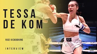 Tessa De Kom on Facing Manazo Kobayashi for the RISE Kickboxing Flyweight World Title at RISE 168