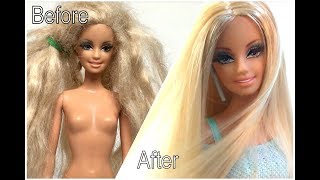 How to detangle, fix and restore "KANEKALON" doll hair
