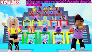 Pasando Obbys En Equipo Para Desbloquear Las Morphs Mas Epicas Y Locas De Roblox! 😀😀