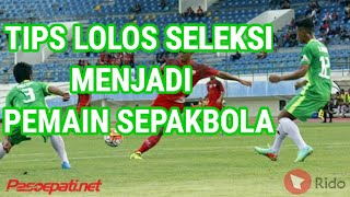 Tips Menjadi Pemain Sepakbola- SZChanel