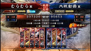 【三国志大戦】(２品上位) ５枚袁紹沮授 vs ４枚夏侯覇夏侯淵