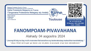 FPMA Toulouse -Alahady 4 Aogositra 2024