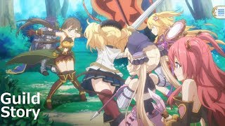 プリコネR ギルド Guild Story【ヴァイスフリューゲルランドソル支部】全3話：モニカ（辻あゆみ） ニノン（佐藤聡美） クウカ（長妻樹里）アユミ（大関英里） ユキ（大空直美）