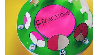 Maths Project | Maths Working Model | Fraction Model | Fraction Project | Maths tlm | Maths Model
