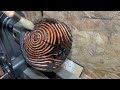 wood turning an extreme technique for an extraordinary result😳😳