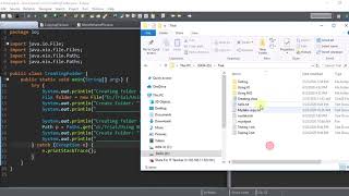 Making Directory Copy Move Rename file using Java