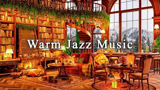A Relaxing Ambience of Relaxing Jazz Music ☕ Soothing Jazz Instrumental Music wi