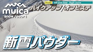 ムイカスノーリゾート【ハイクアップ→オフピステ新雪パウダー】